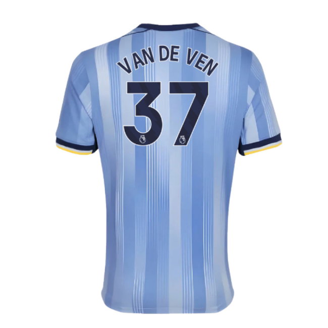 2024-2025 Tottenham Hotspur Away Shirt (Van De Ven 37)-SoccerKits Hub | Buy Soccer Jerseys Online